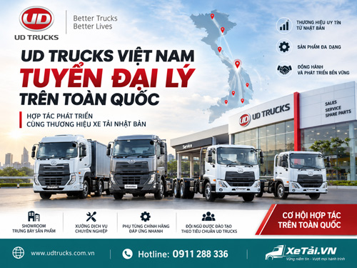 UD Trucks Việt Nam tuyển đại lý toàn quốc | Cơ hội hợp tác
